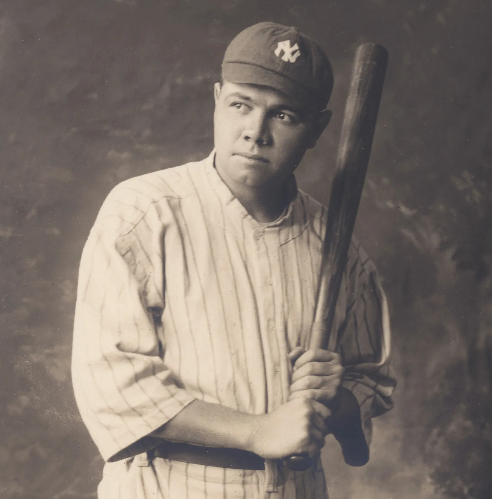 What was Babe Ruth's career-high single-season slugging percentage?