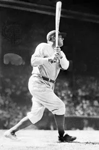 What was Babe Ruth's career batting average?