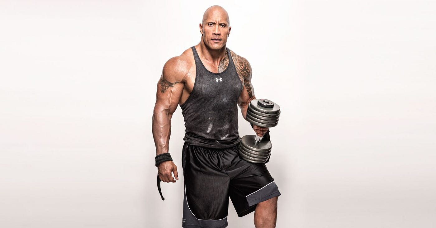 What is the title of The Rock's autobiography?