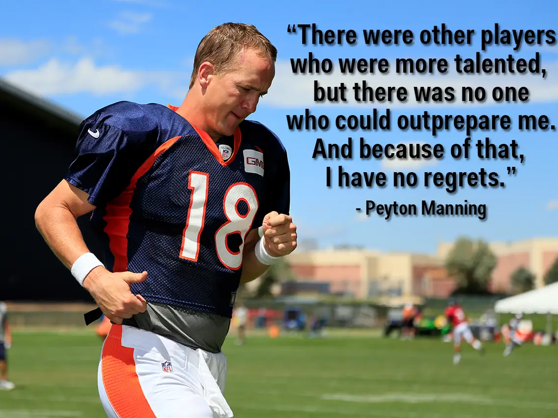 How many passing yards did Peyton Manning throw for in a single season to set an NFL record?