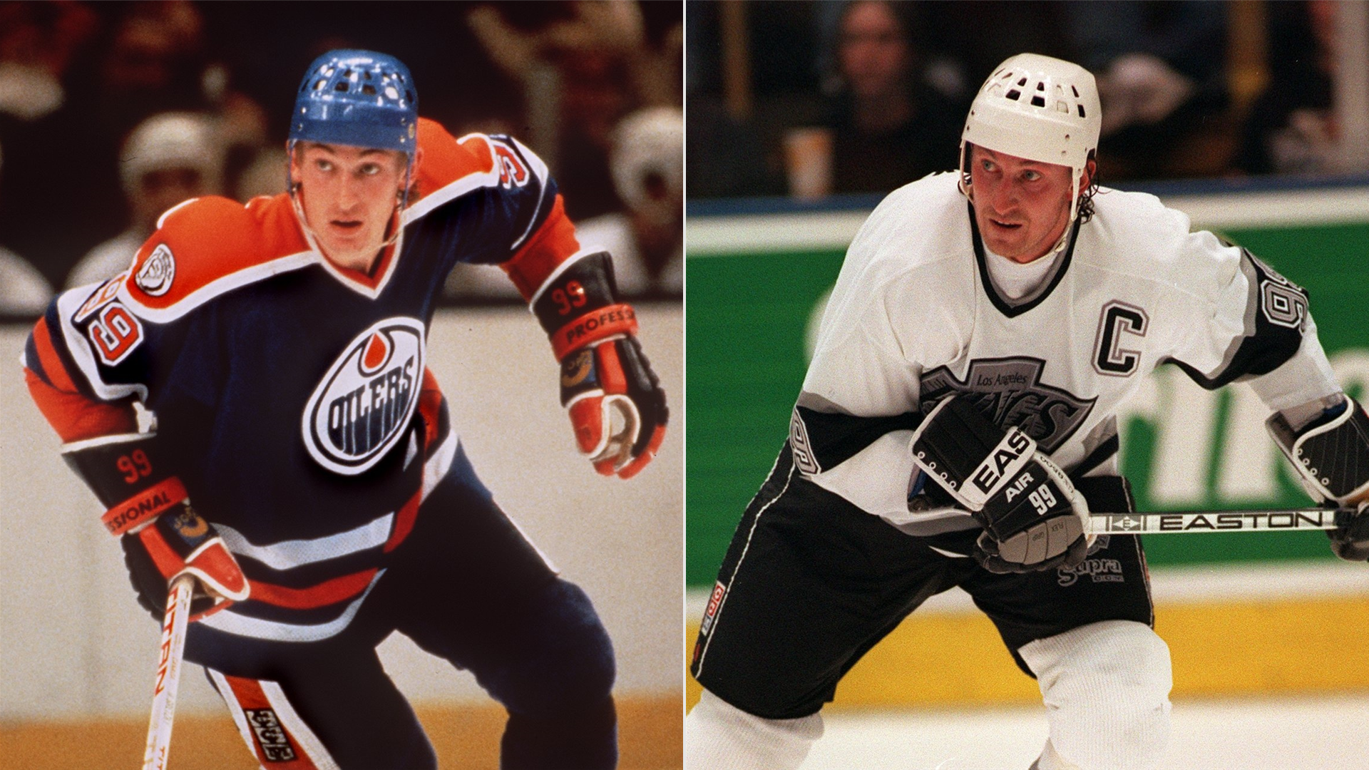 Which team did Wayne Gretzky play for when he officially retired from the NHL?