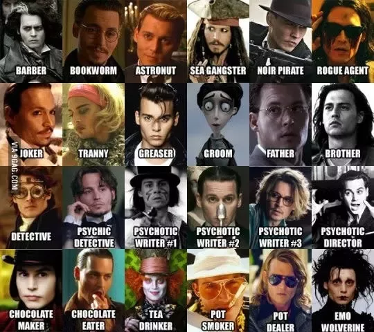 In which year did Johnny Depp receive his first Academy Award nomination?