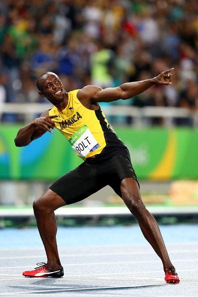 What is Usain Bolt's favorite fruit?