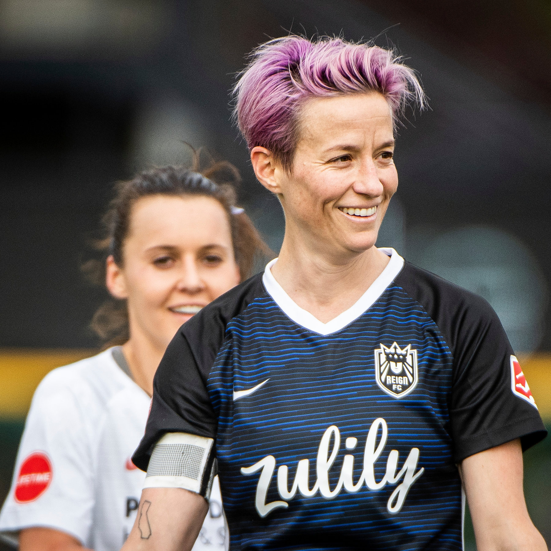 In which year did Megan Rapinoe make her international debut for the United States?