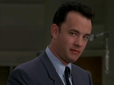 Which Tom Hanks movie is about a man who becomes a professional baseball player at the age of 12?