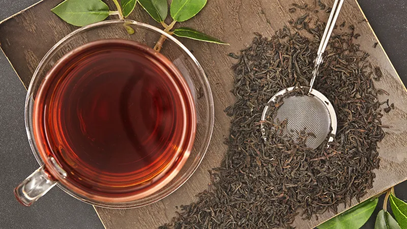 Which tea variety is used as a base for iced tea?