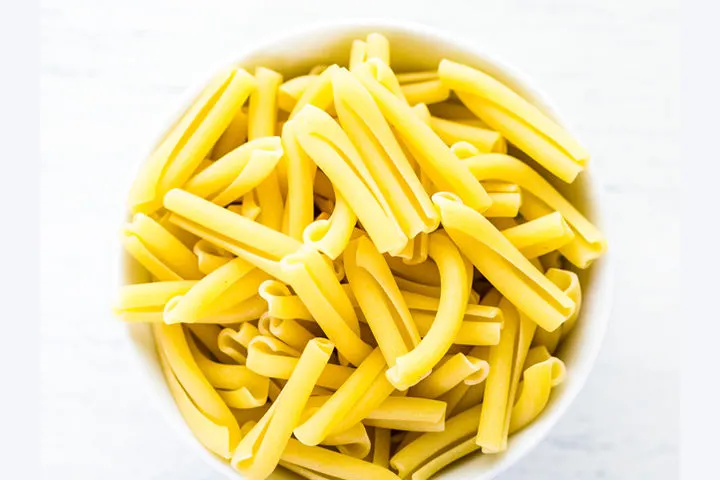 Which pasta shape is shaped like a little tube?