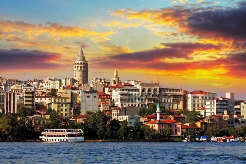 Which neighborhood in Istanbul is famous for its historic wooden houses and tea gardens by the sea?