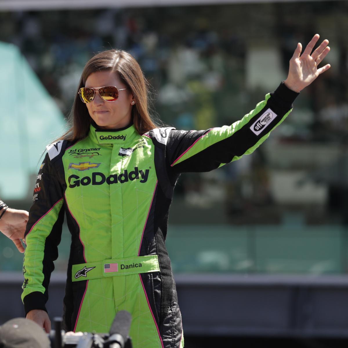What was the name of Danica Patrick's first full-time team in the IndyCar Series?