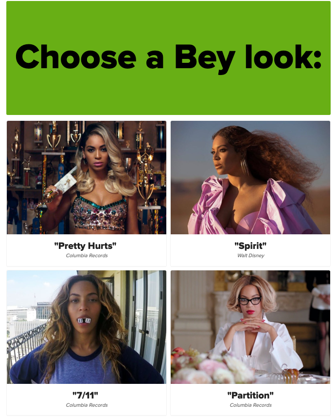 What is the title of Beyoncé's visual album that premiered on HBO?