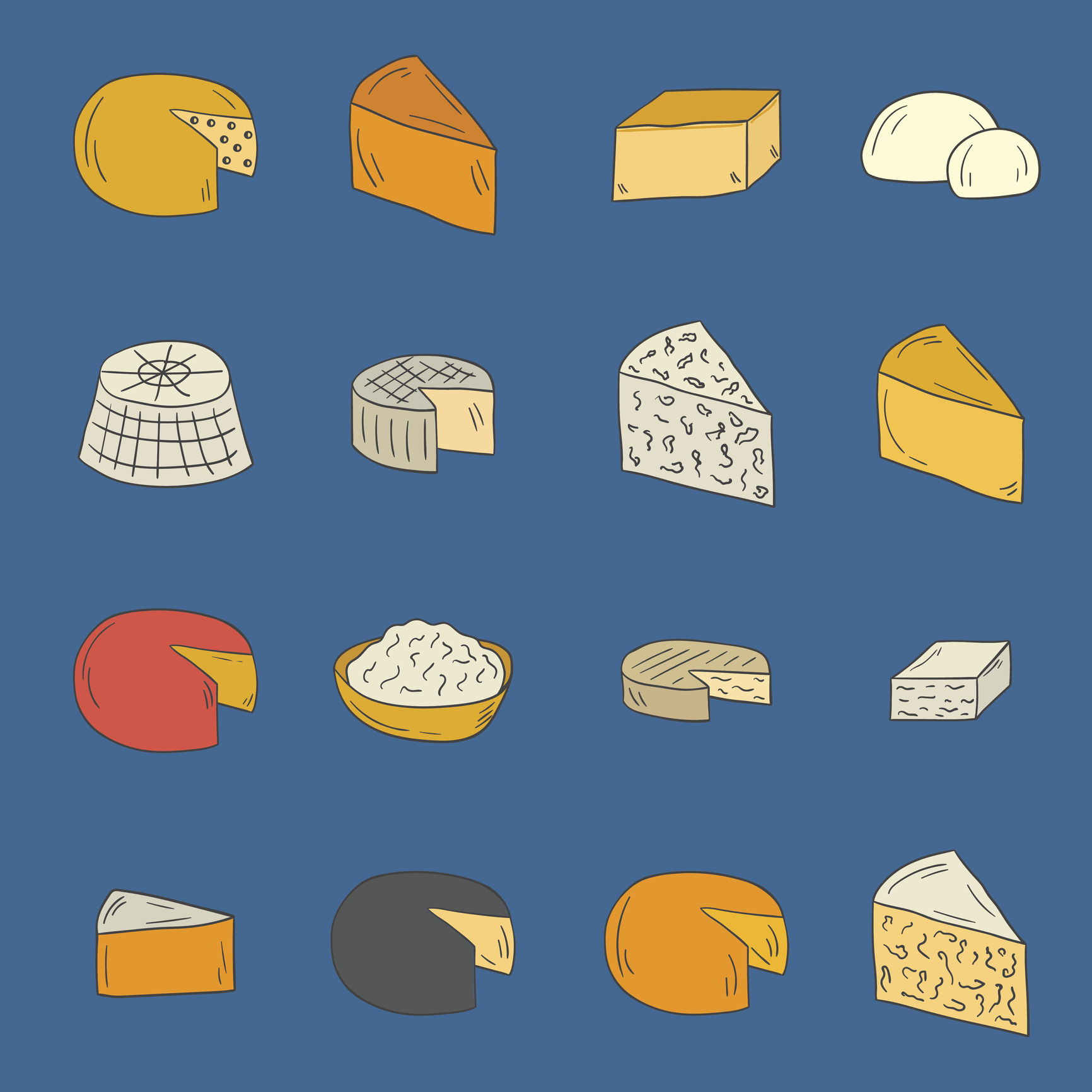 Which cheese is known for its creamy and slightly tangy flavor?
