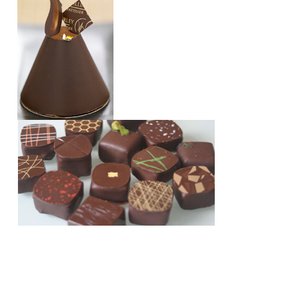 What is the term used to describe the outer layer of a chocolate truffle?