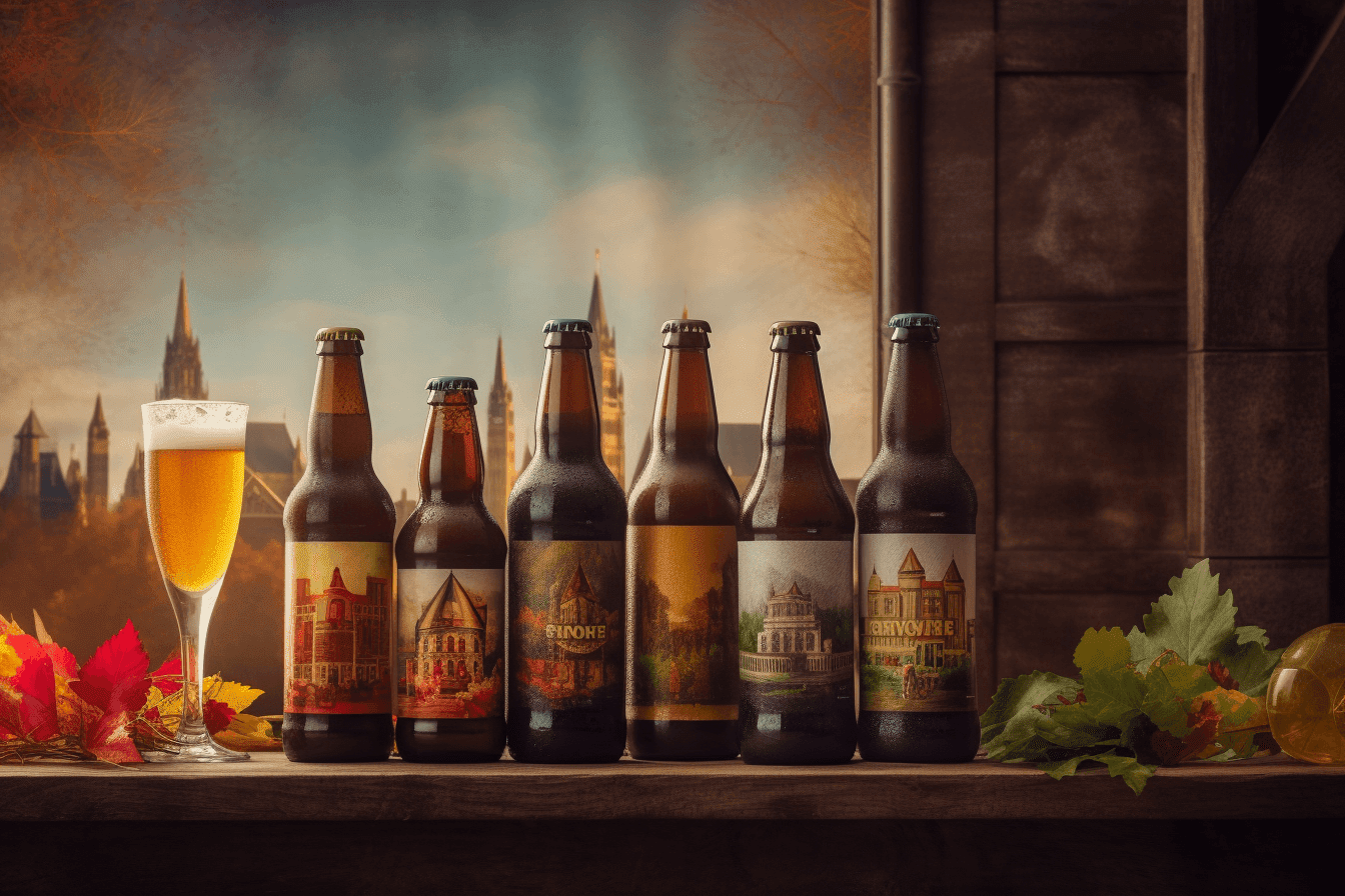 Which type of beer is known for its fruity and hoppy flavors?