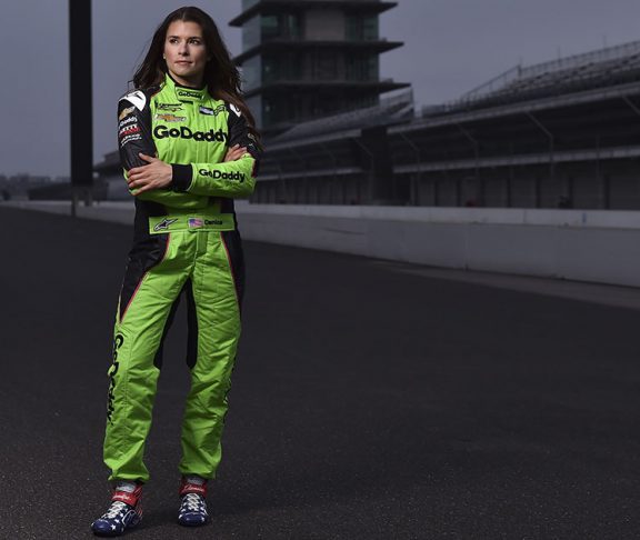 Which NASCAR Cup Series race did Danica Patrick lead the most laps in?