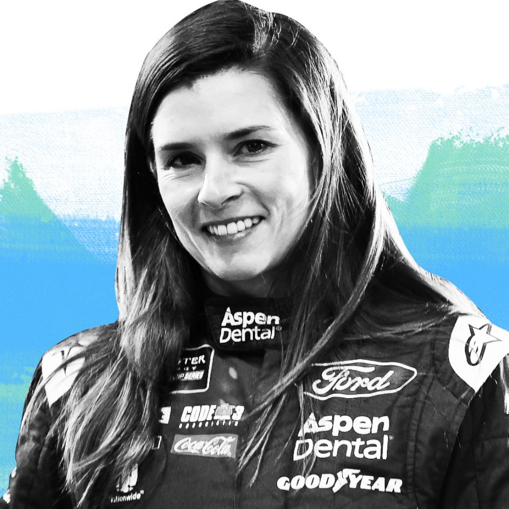 What was the name of the first race Danica Patrick won in an IndyCar Series?