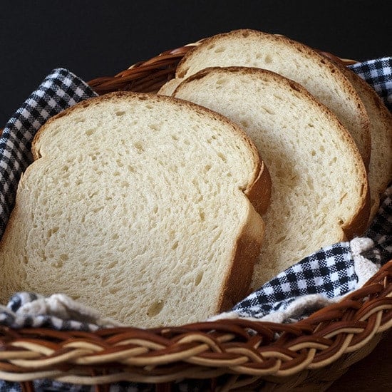 Which bread is a soft, white bread often used for making sandwiches?