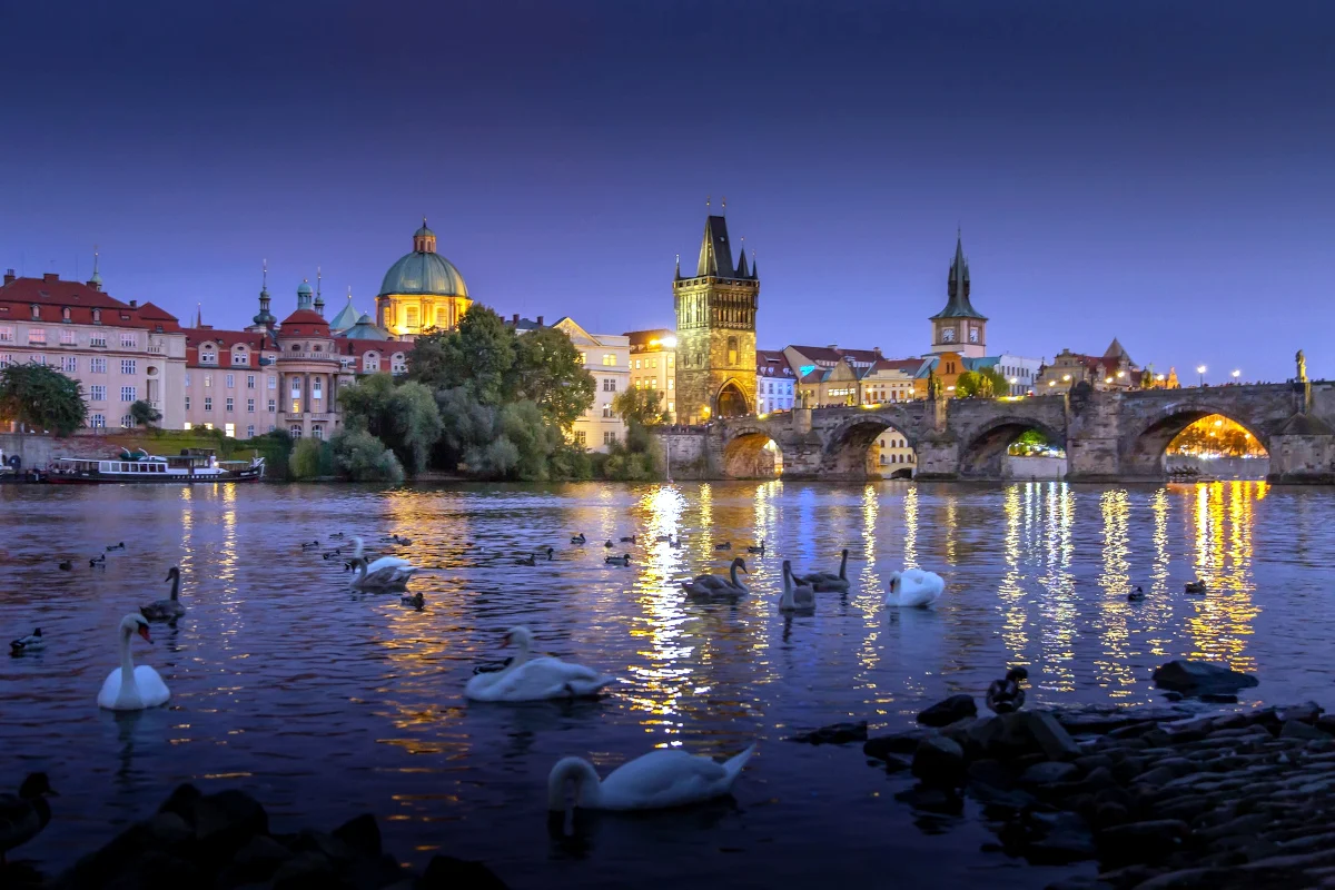 Which famous beer brand originated in Prague?