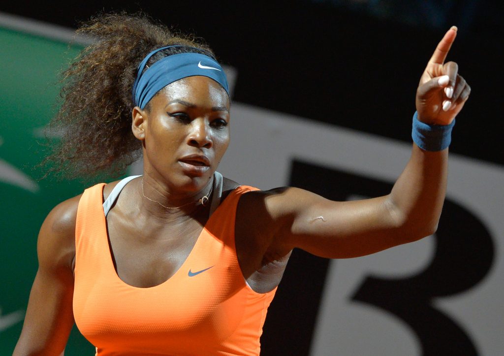 Which country does Serena Williams represent in international tennis competitions?