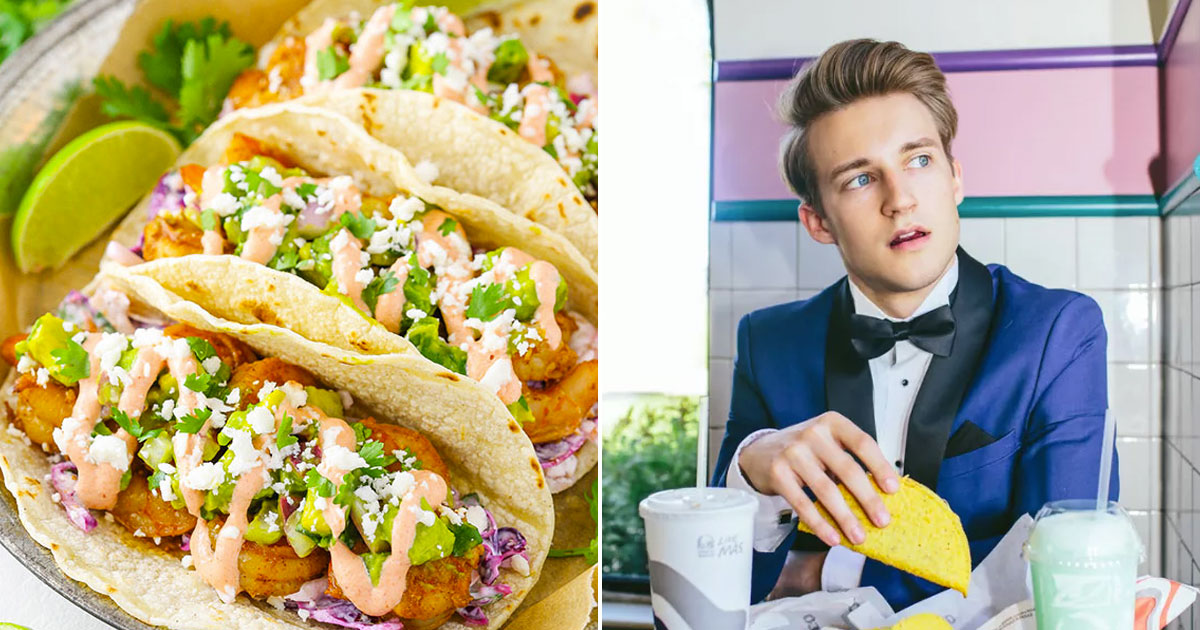What is the name of the taco topping made from chopped raw onions, cilantro, and lime juice?