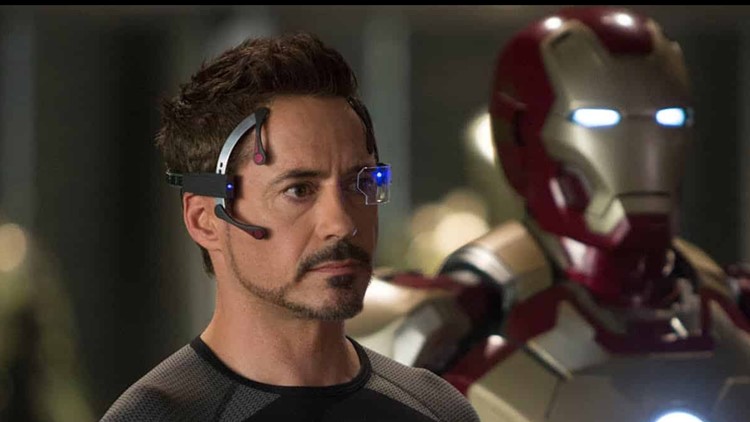 Which fictional element powers Tony Stark's arc reactor?