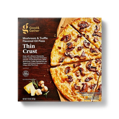 What is the term for a pizza that has a thick and doughy crust?