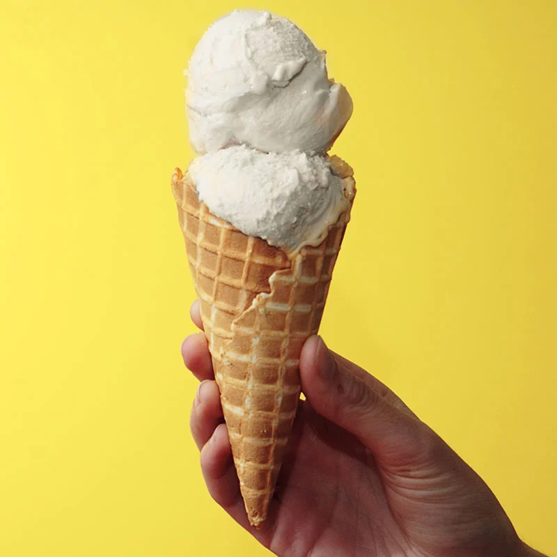 What is the main ingredient in pistachio ice cream?