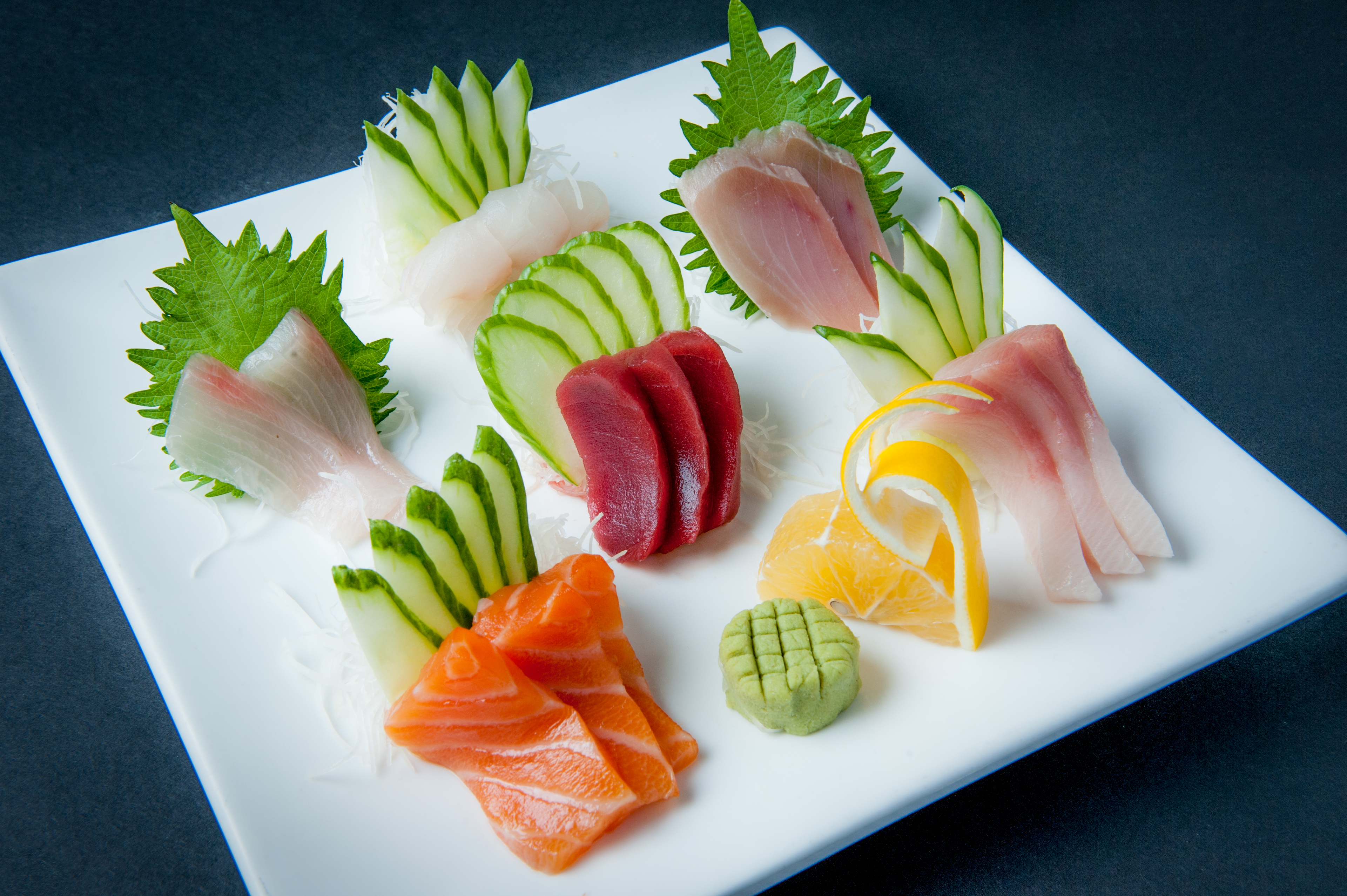Which ingredient is not commonly used in sushi and sashimi?