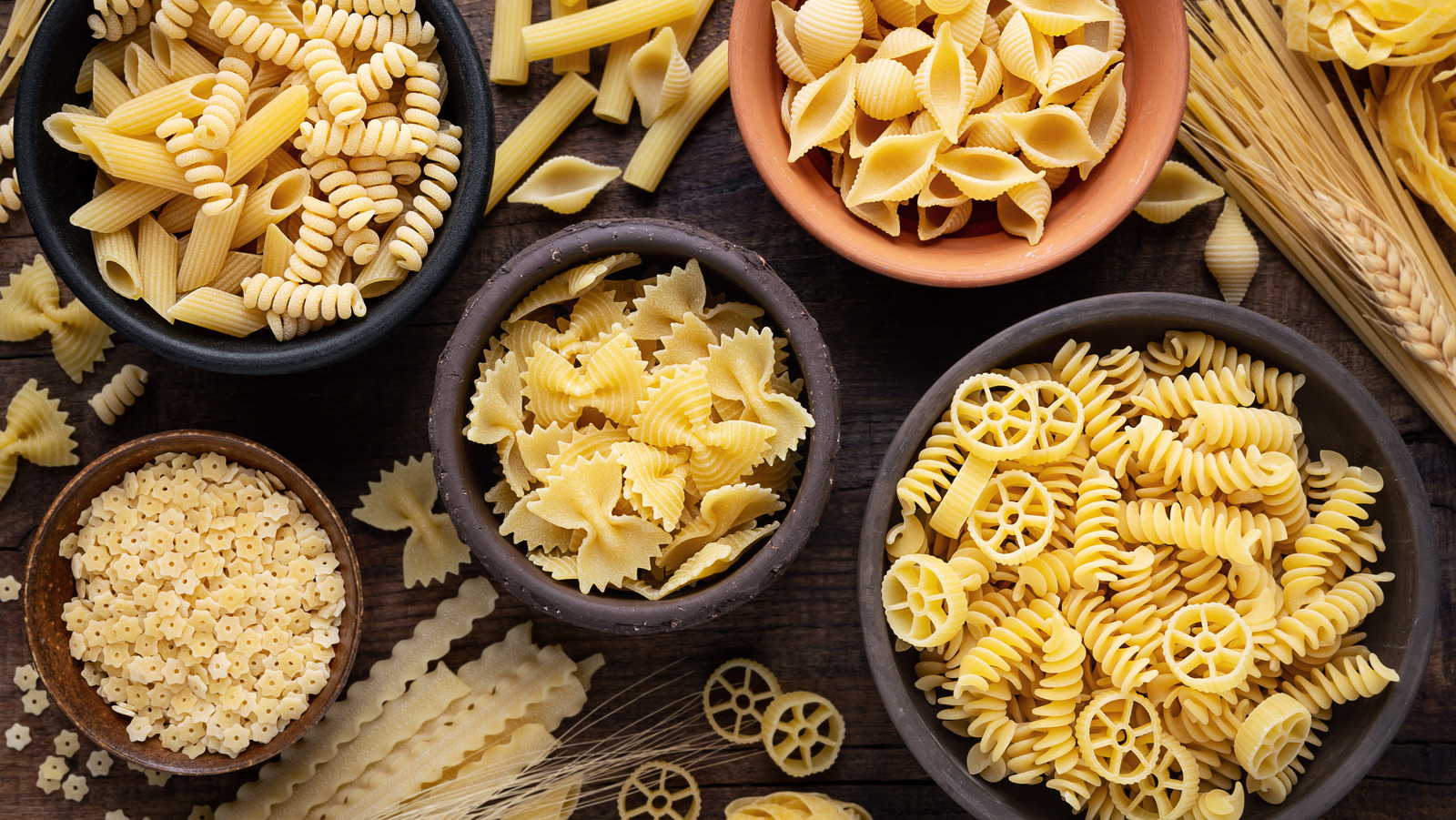 Which pasta shape is twisted and spiral-shaped?